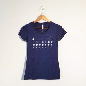 NWT Lunar Chart Moon Graphic Tee | Size M